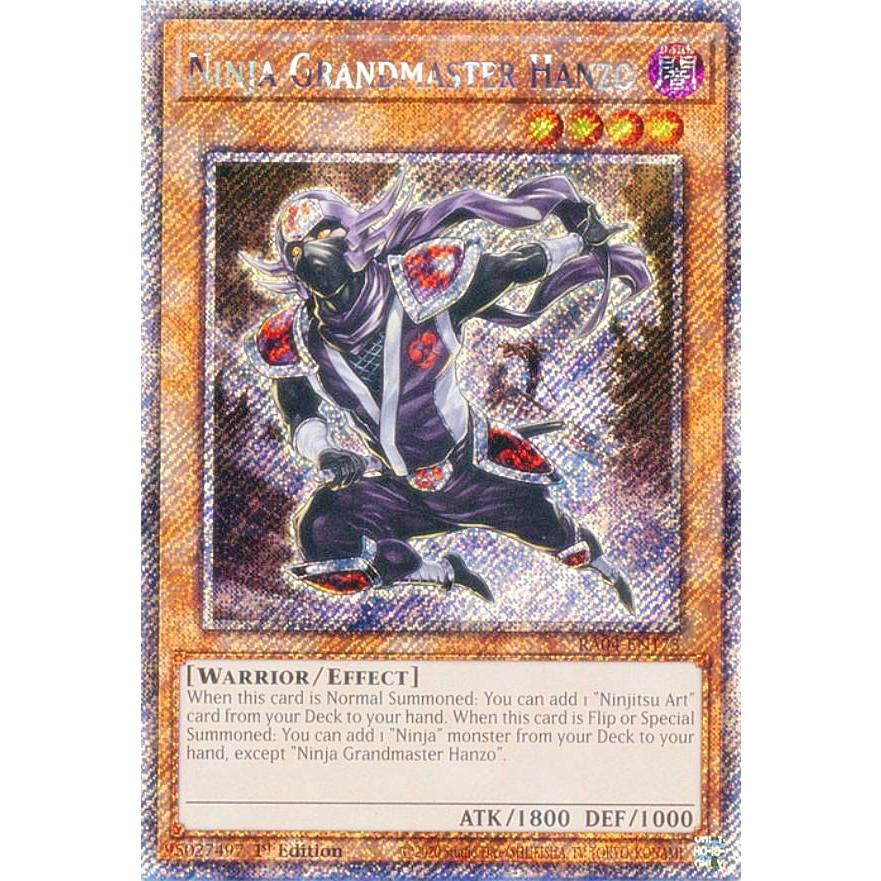 遊戯王 RA04-EN173 忍者マスター HANZO (英語版 1st Edition