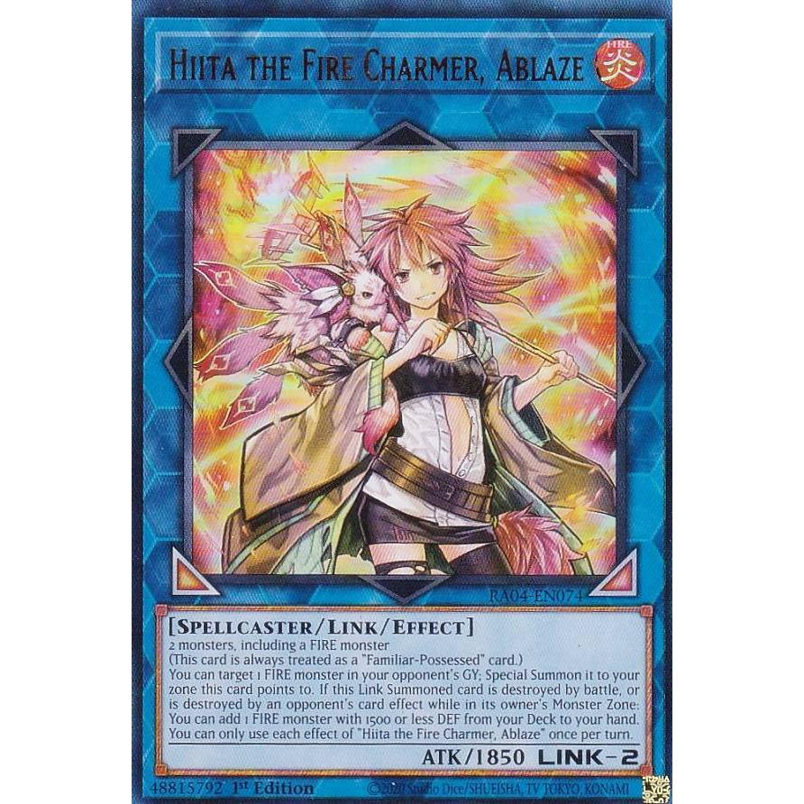 遊戯王 RA04-EN074 灼熱の火霊使いヒータ (英語版 1st Edition 