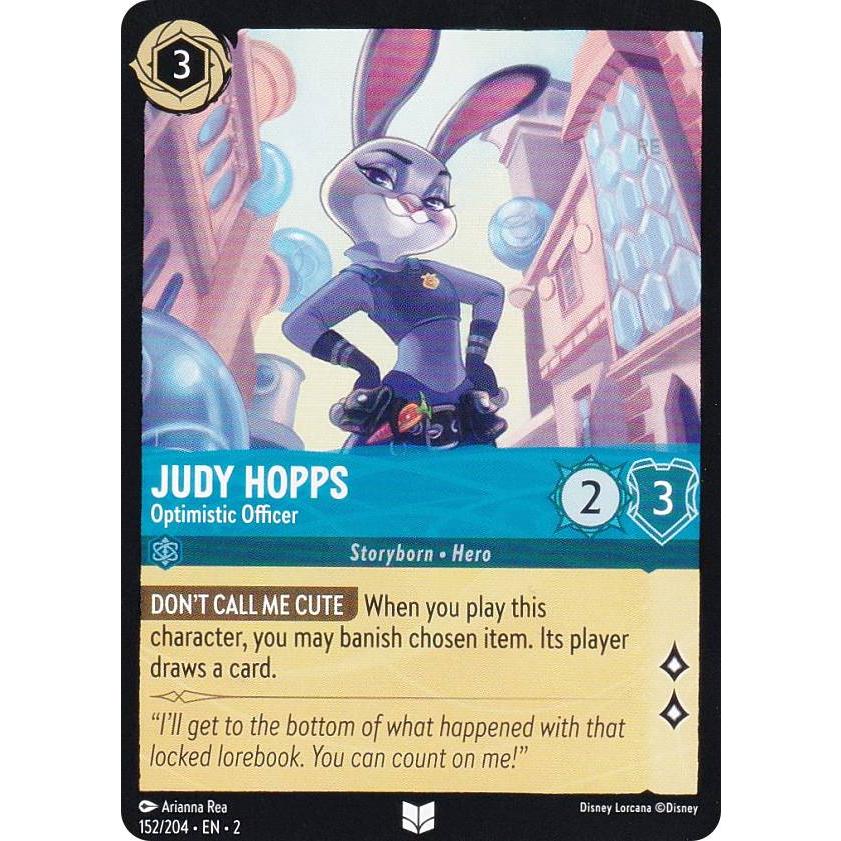 ディズニー ロルカナ 152/204・EN・2 Judy Hopps - Optimistic ディズニー ロルカナ 152/204・EN・2 Judy Hopps - Optimistic