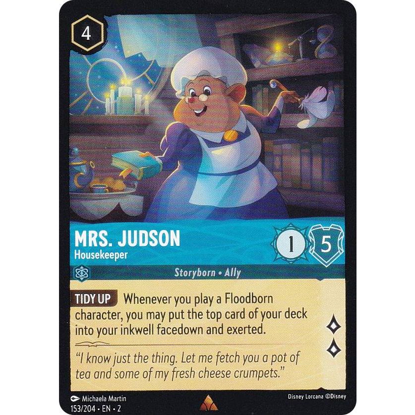 ディズニー ロルカナ 153/204・EN・2 Mrs. Judson - Housekeeper (R
