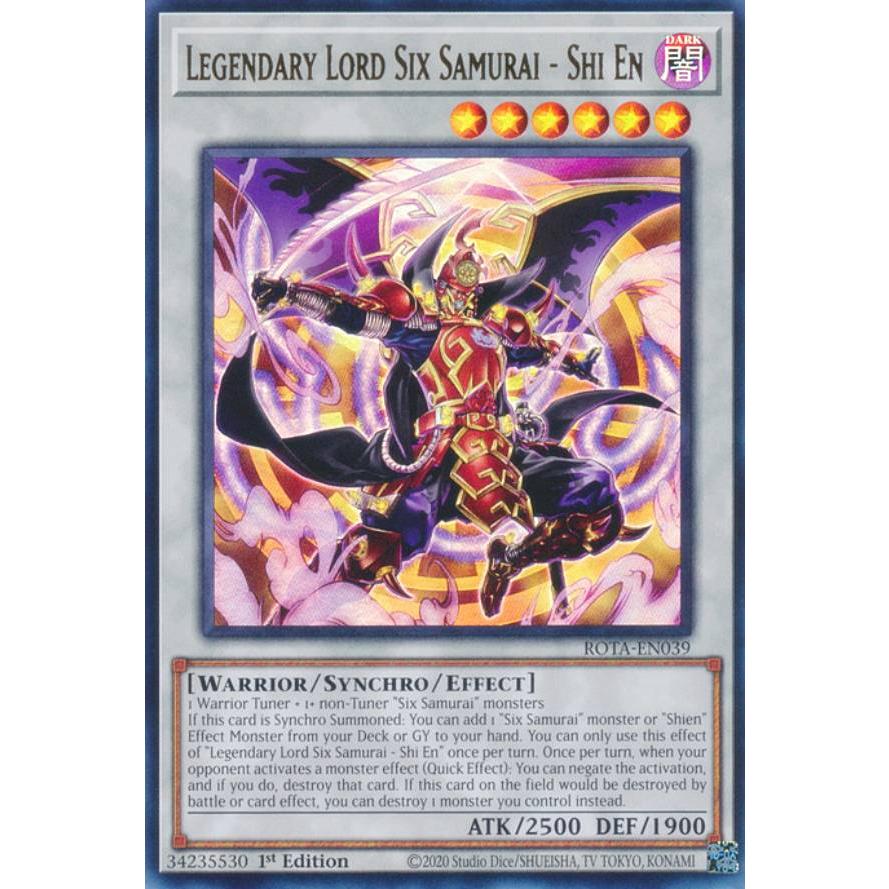 遊戯王 ROTA-EN039 真魔六武衆−シエン (英語版 1st Edition ウルトラ
