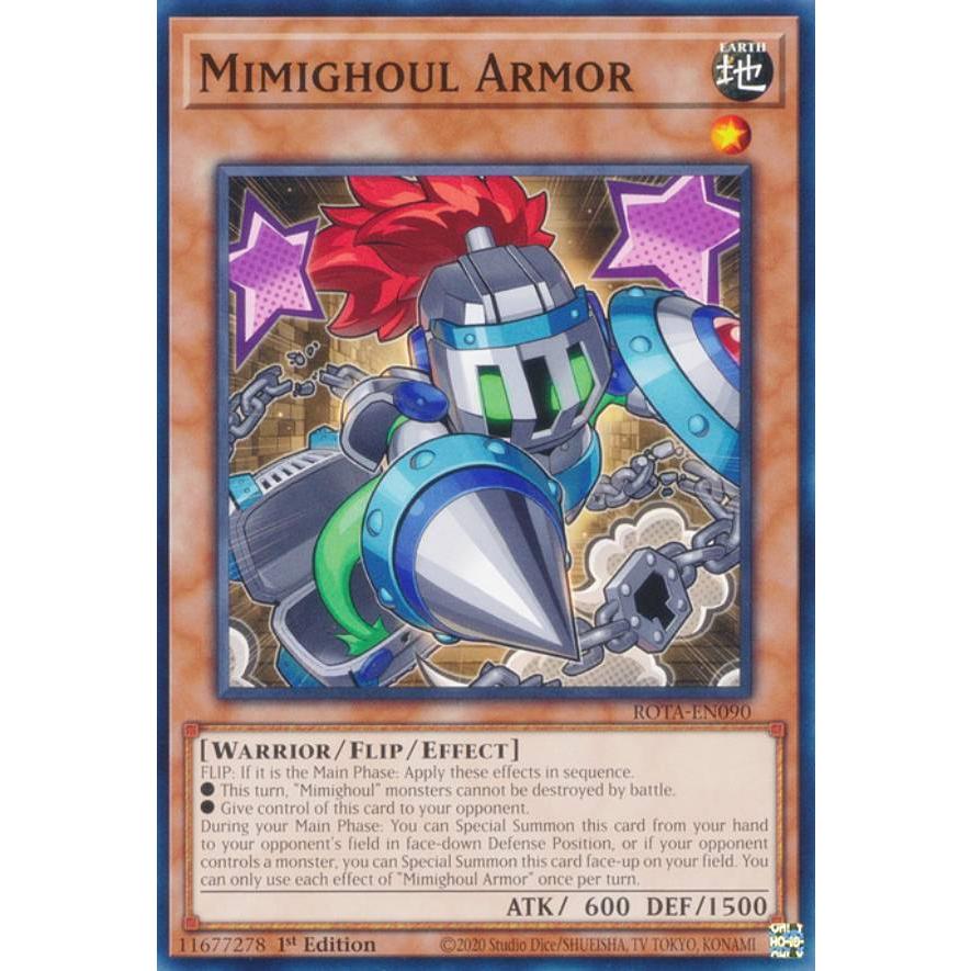 遊戯王 ROTA-EN090 Mimighoul Armor (英語版 1st Edition ノーマル 