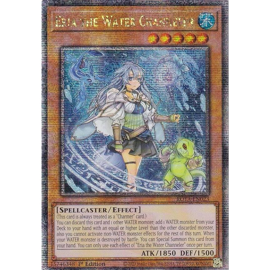 遊戯王 ROTA-EN023 水霊媒師エリア (英語版 1st Edition 25th 