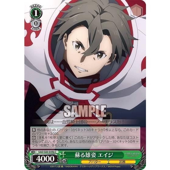 ヴァイスシュヴァルツ SAO/S80-049b 蘇る雄姿 エイジ (C コモン ヴァイスシュヴァルツ SAO/S80-049b 蘇る雄姿 エイジ (C コモン