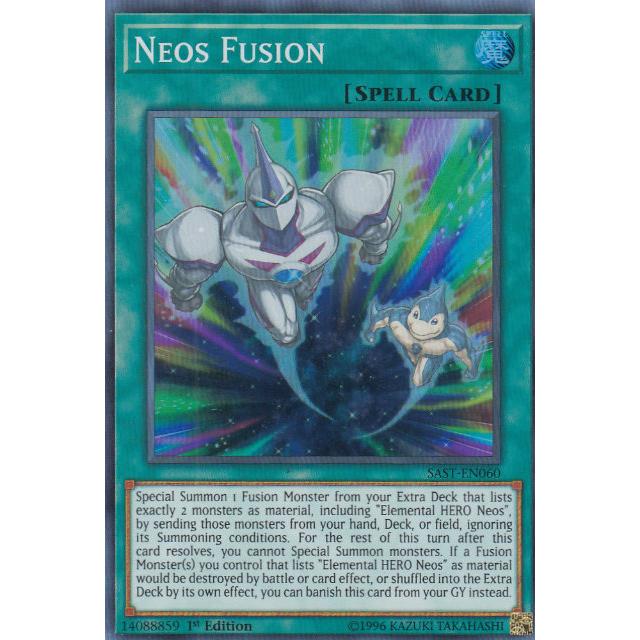 遊戯王 SAST-EN060 ネオス・フュージョン Neos Fusion (英語版 1st
