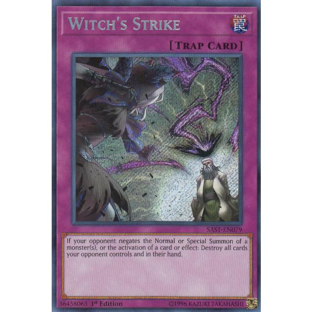 【人気商品】 遊戯王 SAST-EN079 魔女の一撃 Witch's Strike (英語版 1st 遊戯王OCG デュエルモンスターズ
