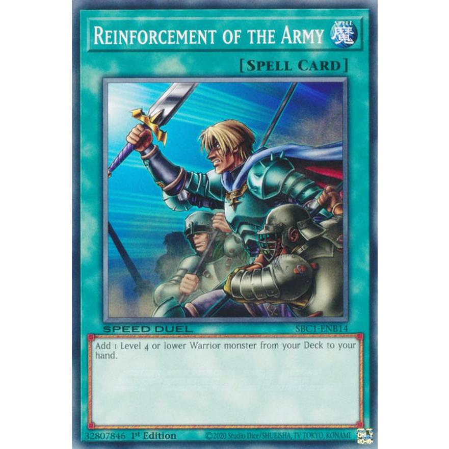 遊戯王英語版 増援 遊戯王 SBC1-ENB14 増援 Reinforcement of the Army (英語版 1st