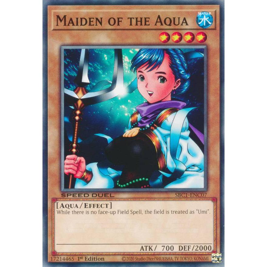 遊戯王 SBC1-ENC07 海神の巫女 Maiden of the Aqua (英語版 1st 遊戯王 SBC1-ENC07 海神の巫女 Maiden of the Aqua (英語版 1st