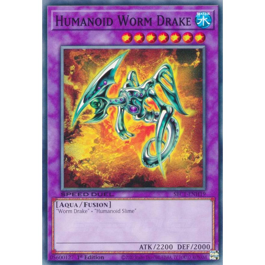 遊戯王 SBC1-ENH19 ヒューマノイド・ドレイク Humanoid Worm Drake