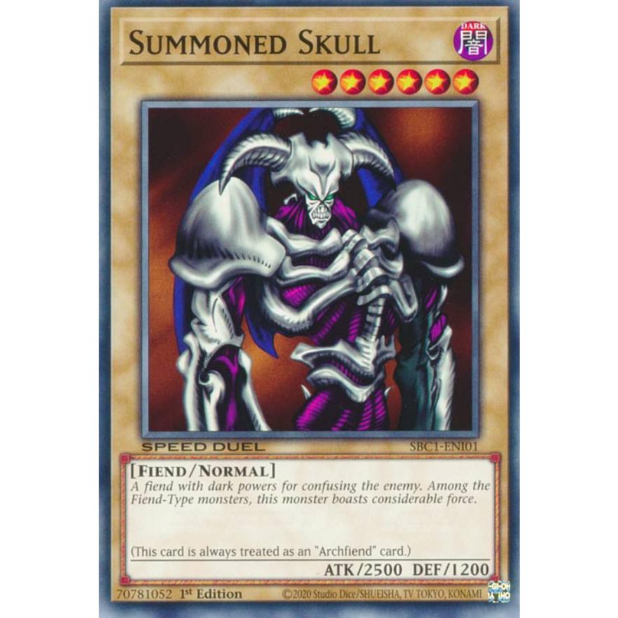 遊戯王 SBC1-ENI01 デーモンの召喚 Summoned Skull (英語版 1st