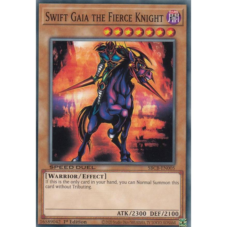 遊戯王 SBCB-EN005 疾風の暗黒騎士ガイア Swift Gaia the Fierce