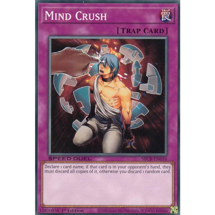 遊戯王 Sbcb En036 マインドクラッシュ Mind Crush 英語版 1st Edition ノーマル Speed Duel Battle City Box Sbcben2412tt036 トレカショップ Lead 通販 Yahoo ショッピング