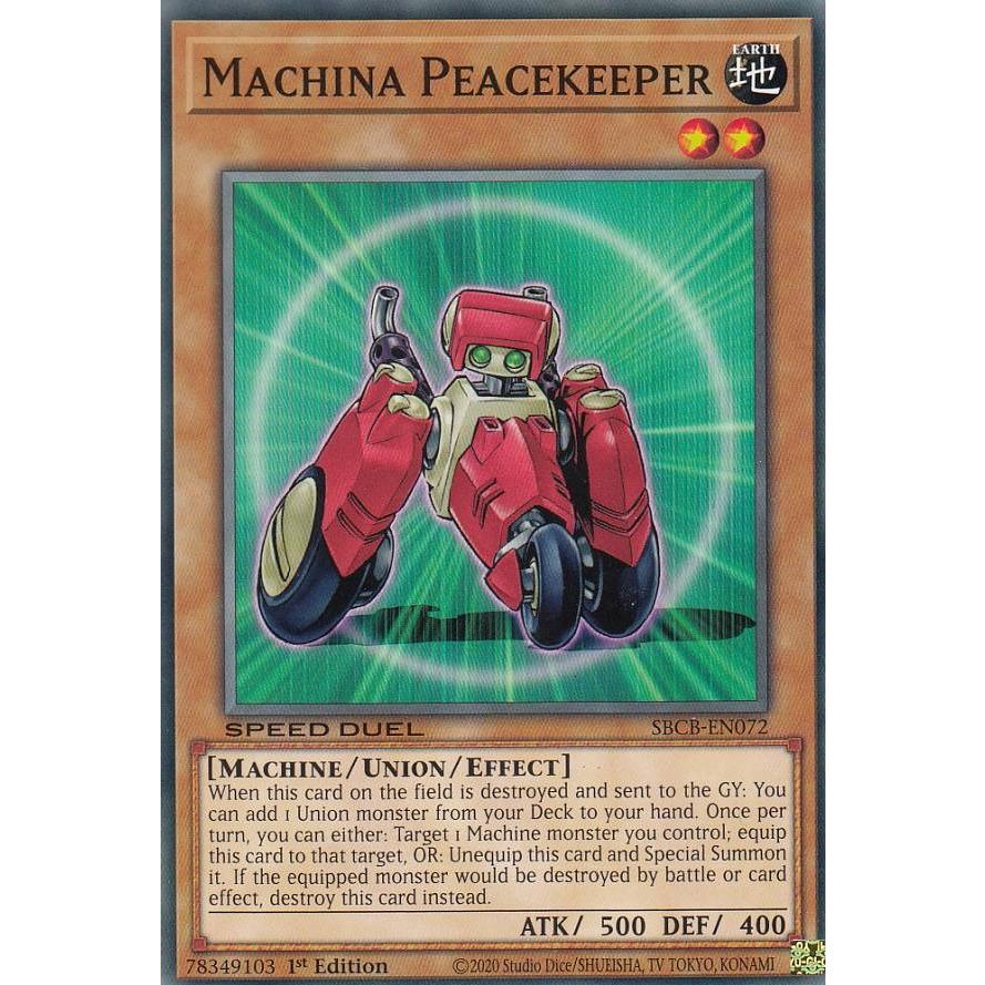 ５５％以上節約 遊戯王 SBCB-EN072 Machina マシンナーズ・ピースキーパー 遊戯王OCG デュエルモンスターズ