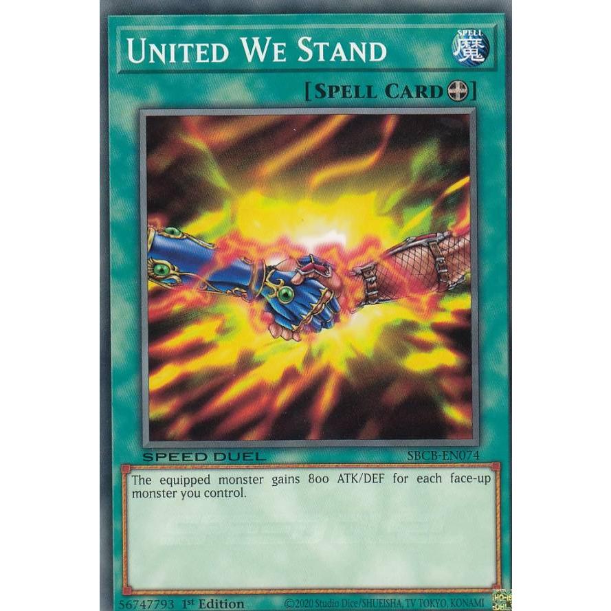 遊戯王 Sbcb En074 団結の力 United We Stand 英語版 1st Edition ノーマル Speed Duel Battle City Box Sbcben2412tt074 トレカショップ Lead 通販 Yahoo ショッピング