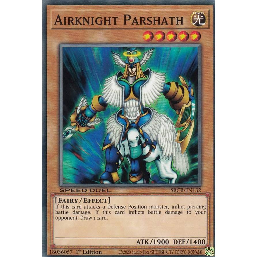 遊戯王 Sbcb En132 天空騎士パーシアス Airknight Parshath 英語版 1st Edition ノーマル Speed Duel Battle City Box Sbcben2412tt132 トレカショップ Lead 通販 Yahoo ショッピング