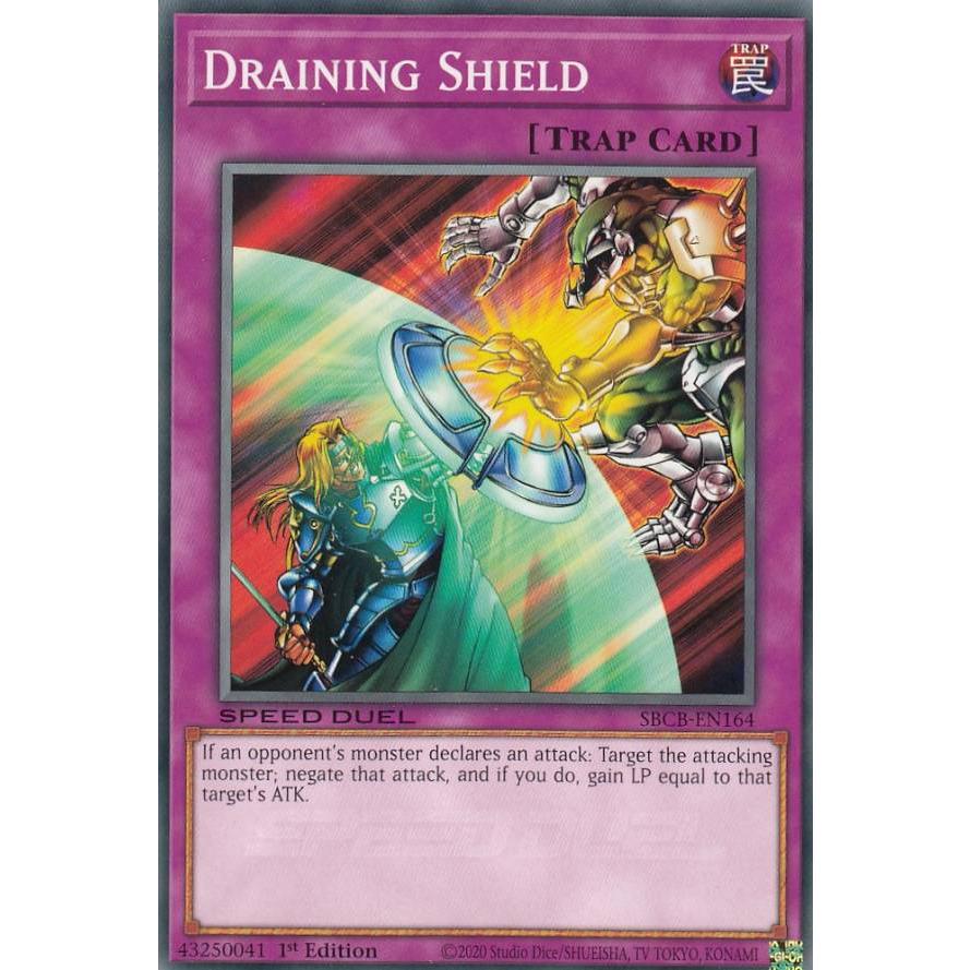 遊戯王 Sbcb En164 ドレインシールド Draining Shield 英語版 1st Edition ノーマル Speed Duel Battle City Box Sbcben2412tt164 トレカショップ Lead 通販 Yahoo ショッピング