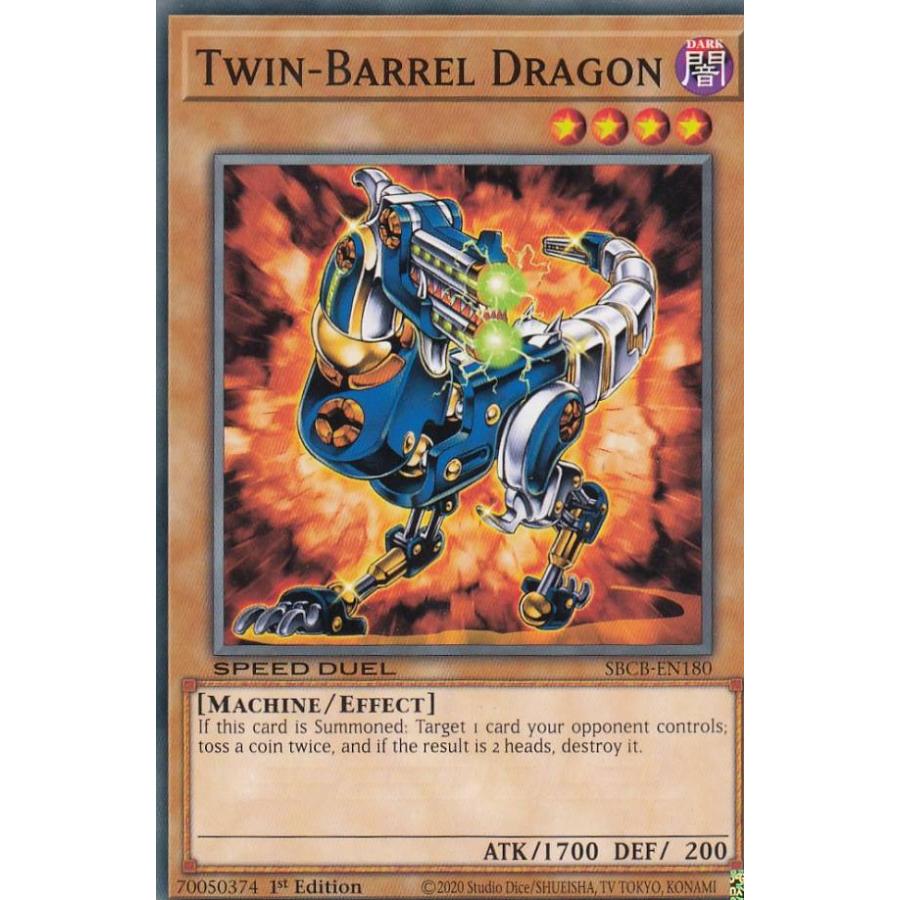 遊戯王 Sbcb En180 ツインバレル ドラゴン Twin Barrel Dragon 英語版 1st Edition ノーマル Speed Duel Battle City Box Sbcben2412tt180 トレカショップ Lead 通販 Yahoo ショッピング