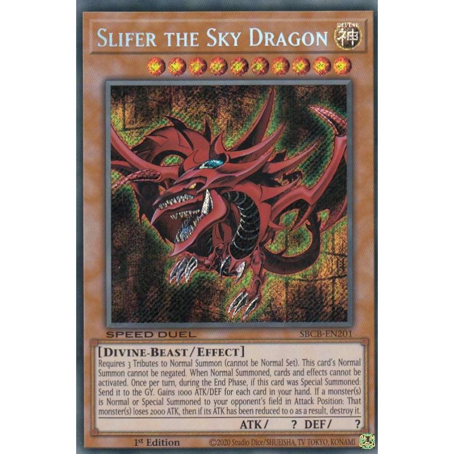 遊戯王 Sbcb En1 オシリスの天空竜 Slifer The Sky Dragon 英語版 1st Edition シークレットレア Speed Duel Battle City Box Sbcben2412tt1 トレカショップ Lead 通販 Yahoo ショッピング