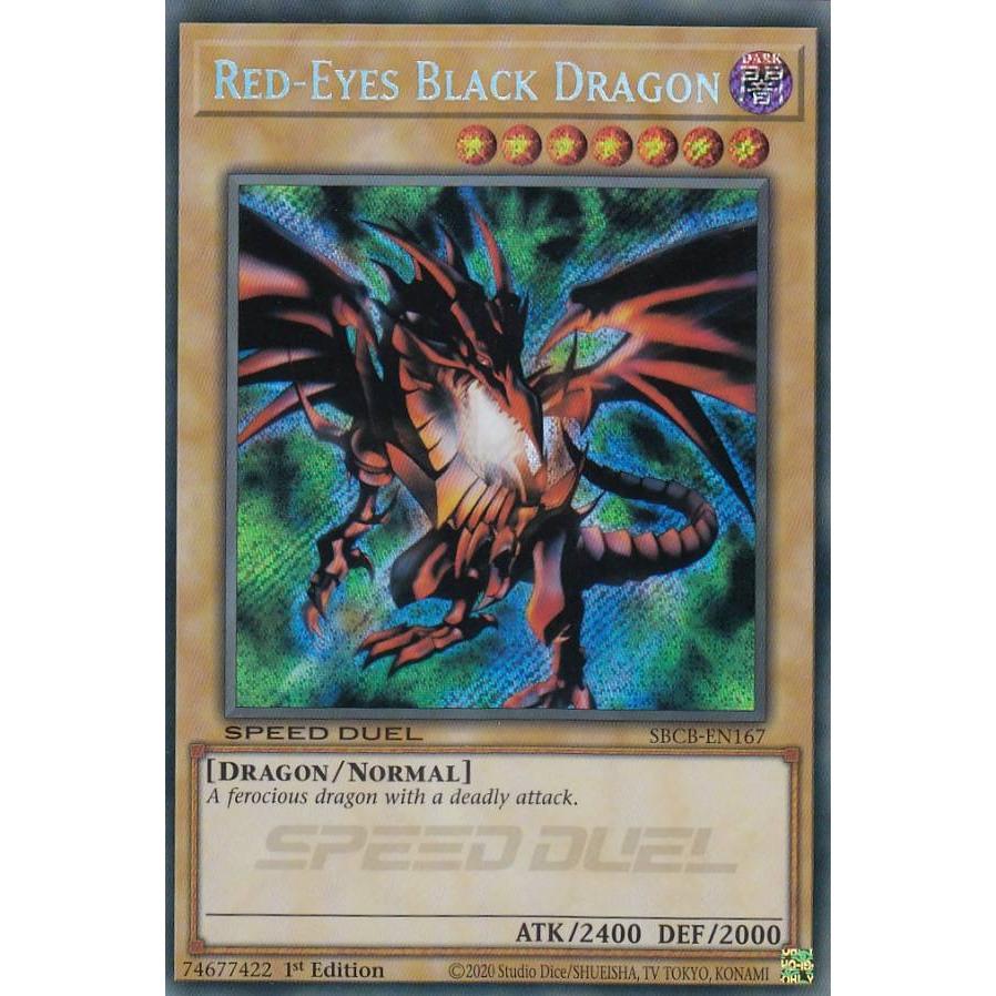 遊戯王 SBCB-EN167 真紅眼の黒竜 Red-Eyes Black Dragon (英語版 1st