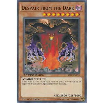 遊戯王 Sbtk En018 闇より出でし絶望 Despair From The Dark 英語版 1st Edition ノーマル Speed Duel Trials Of The Kingdom Sbtkentt033 トレカショップ Lead 通販 Yahoo ショッピング
