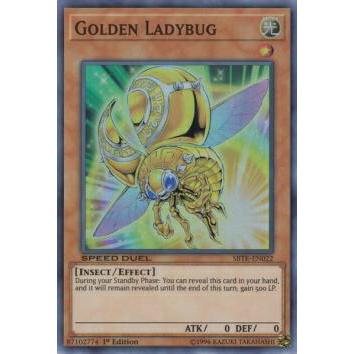 遊戯王 Sbtk En022 黄金の天道虫 Golden Ladybug 英語版 1st Edition スーパーレア Speed Duel Trials Of The Kingdom Sbtkentt037 トレカショップ Lead 通販 Yahoo ショッピング