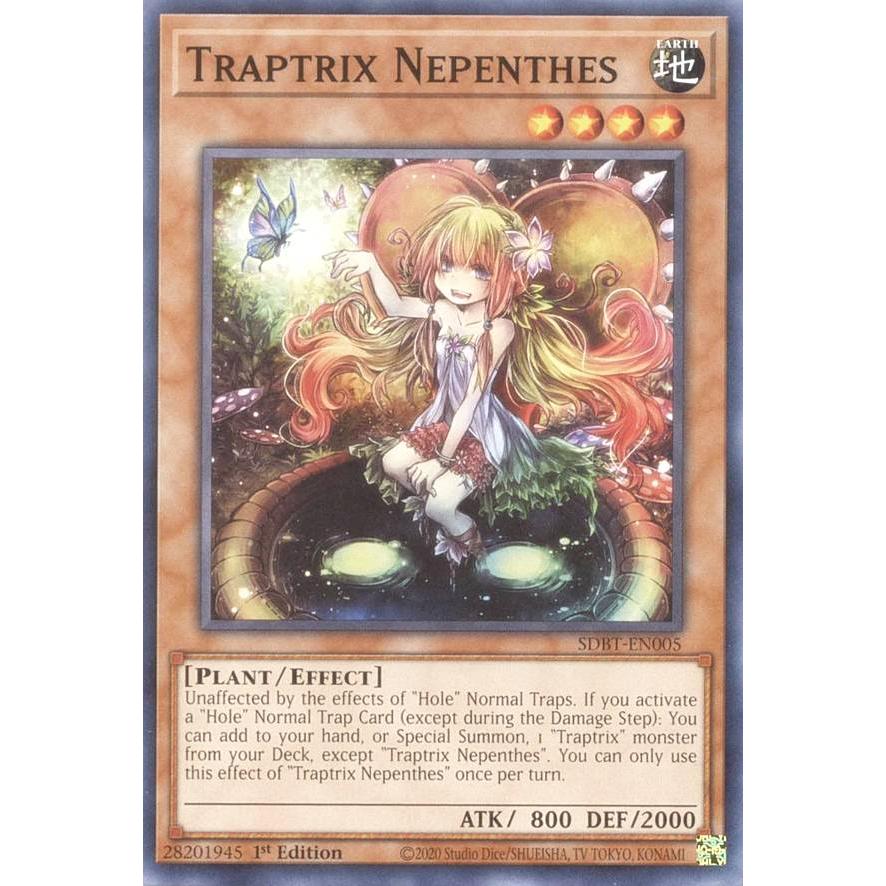 遊戯王 SDBT-EN005 カズーラの蟲惑魔 Traptrix Nepenthes (英語版 1st