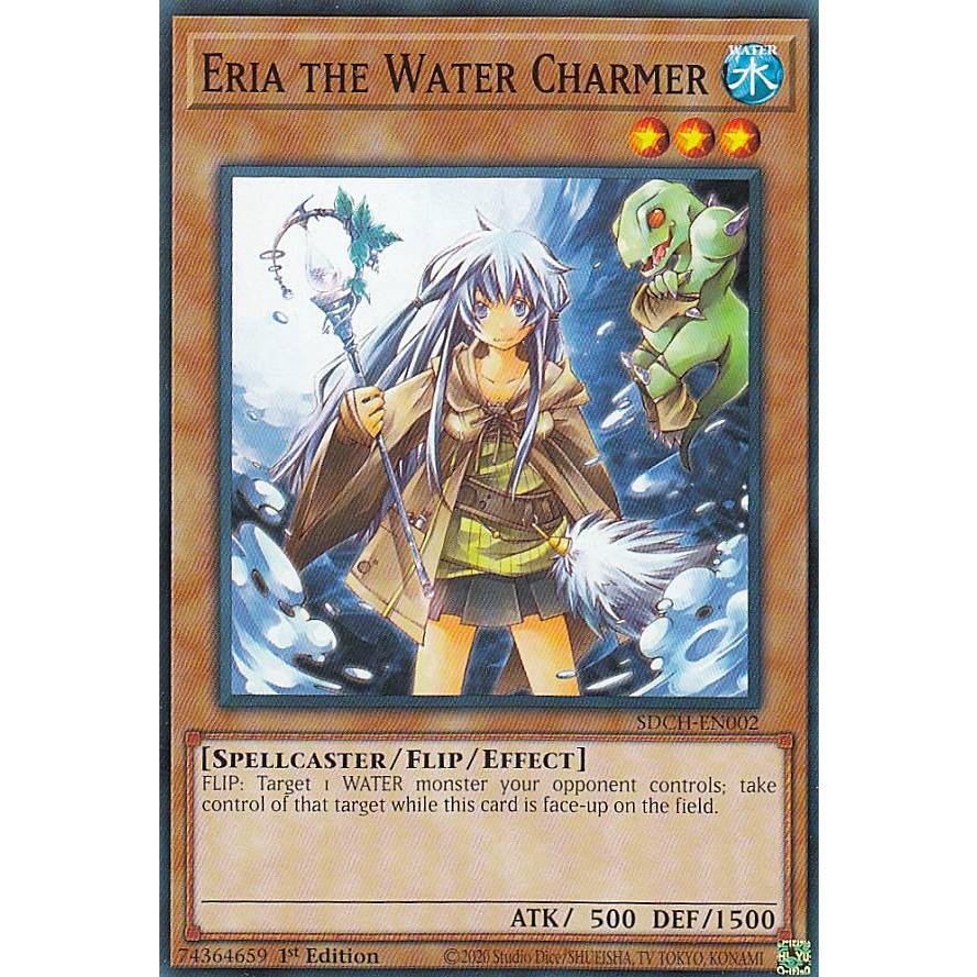 遊戯王 SDCH-EN002 水霊使いエリア Eria the Water Charmer (英語版 1st Edition ノーマル) Spirit Charmers Structure Deck | 