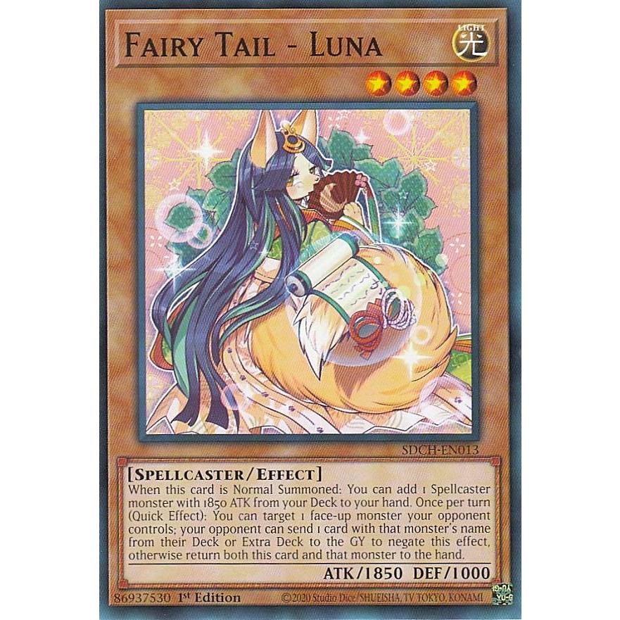 遊戯王 SDCH-EN013 妖精伝姫−カグヤ Fairy Tail - Luna (英語版