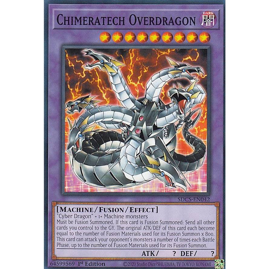 遊戯王 SDCS-EN042 キメラテック・オーバー・ドラゴン Chimeratech