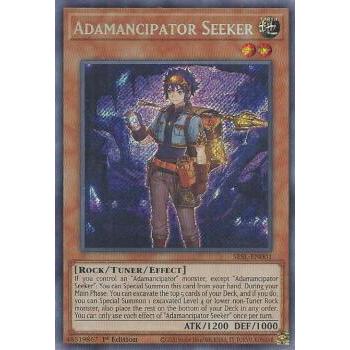 遊戯王 SESL-EN001 魔救の追求者 Adamancipator Seeker (英語版 1st