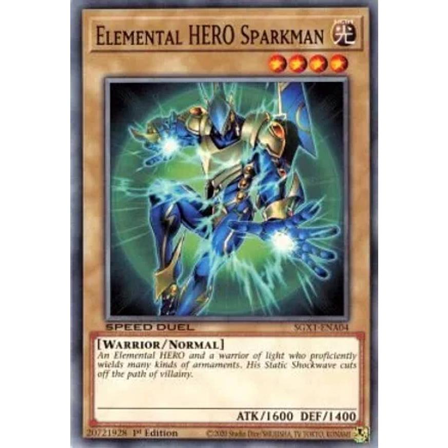 遊戯王 SGX1-ENA04 E・HERO スパークマン Elemental HERO