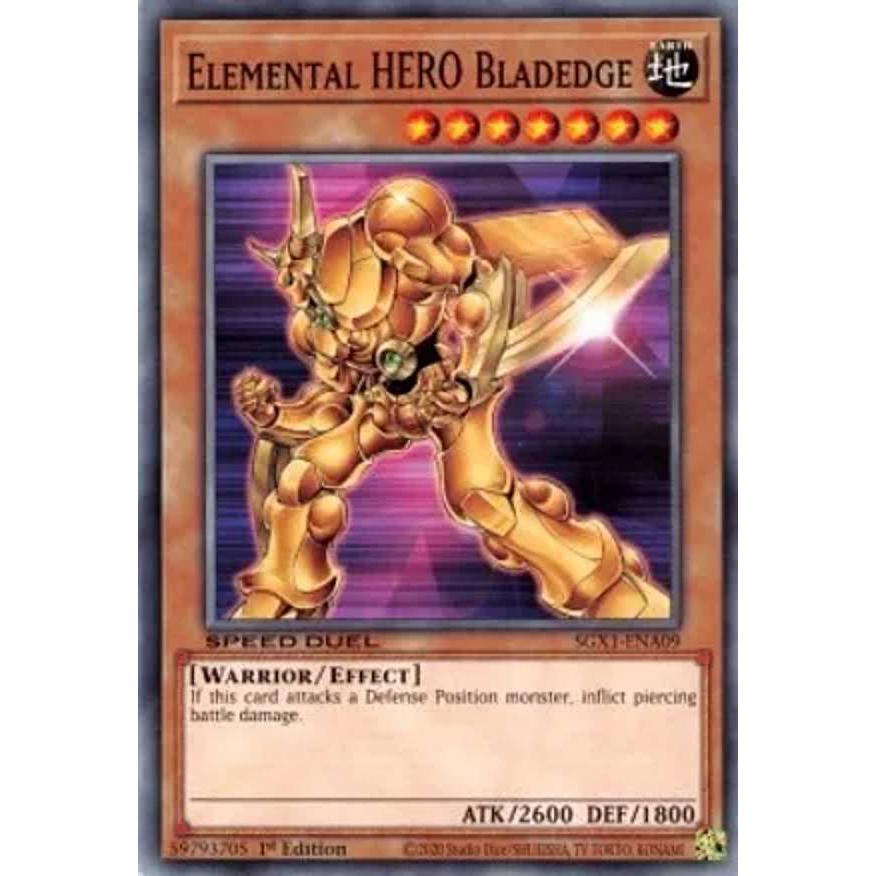 遊戯王 SGX1-ENA09 E・HERO エッジマン Elemental HERO Bladedge
