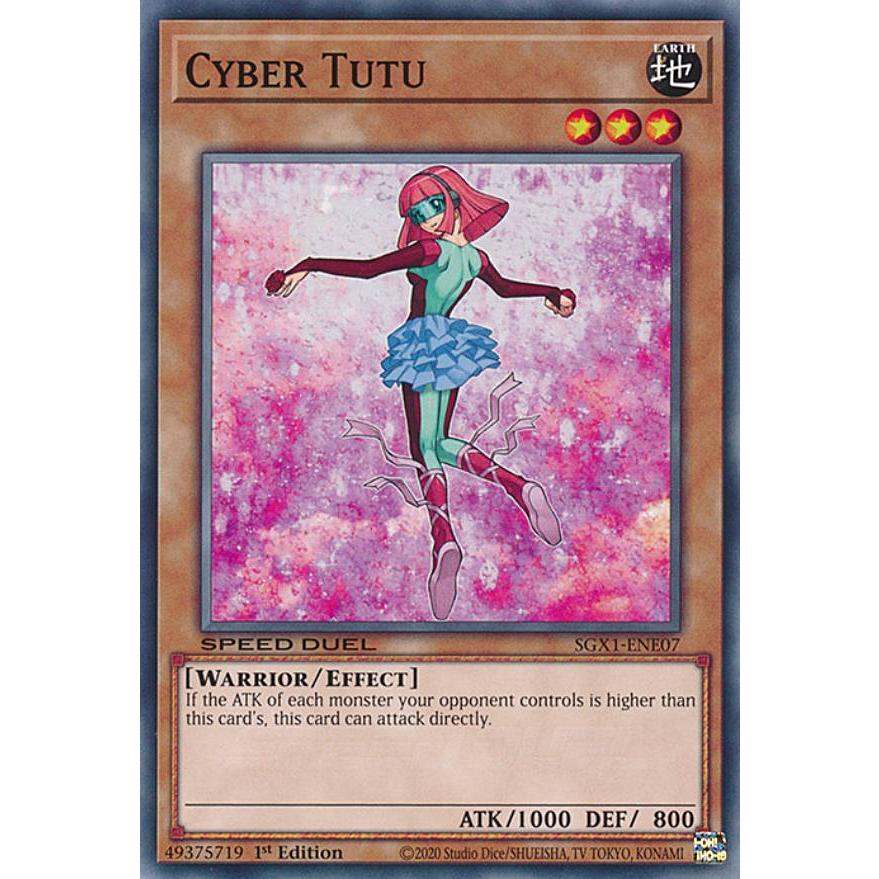 遊戯王 SGX1-ENE07 サイバー・チュチュ Cyber Tutu (英語版 1st