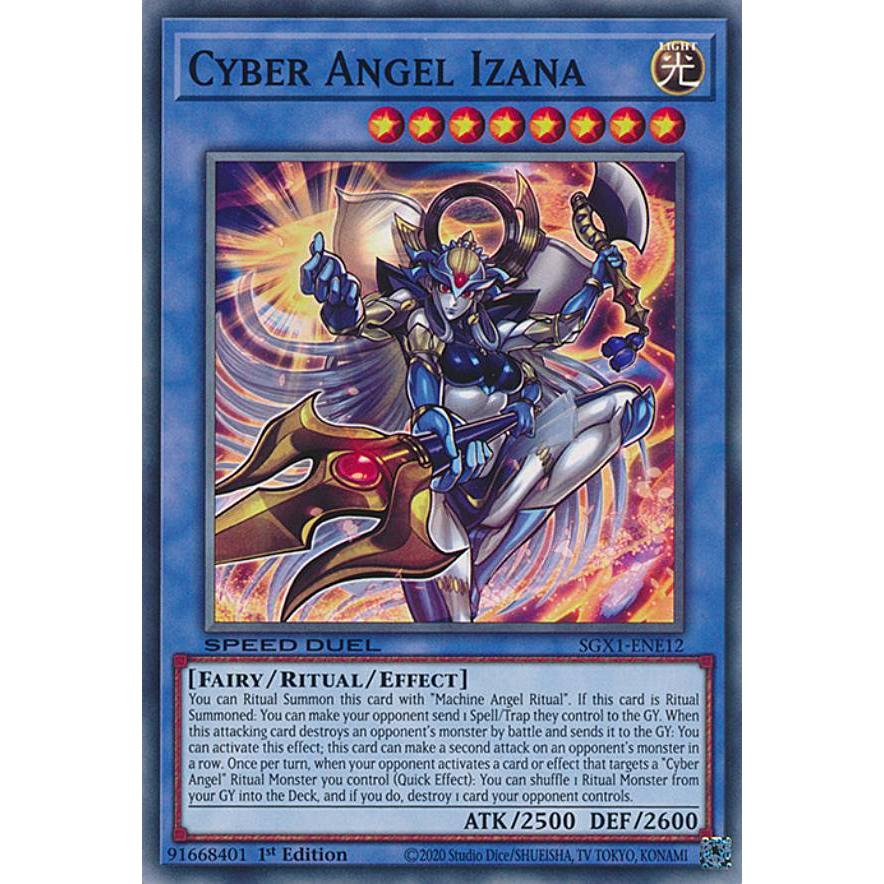 遊戯王 SGX1-ENE12 サイバー・エンジェル−伊舎那− Cyber Angel Izana