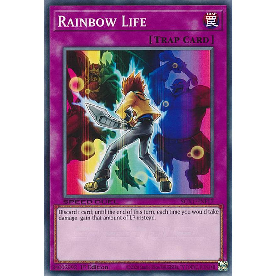 遊戯王 SGX1-ENF17 レインボー・ライフ Rainbow Life (英語版 遊戯王 SGX1-ENF17 レインボー・ライフ Rainbow Life (英語版