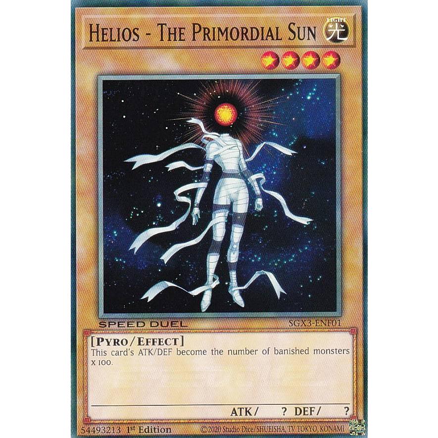遊戯王 SGX3-ENF01 原始太陽ヘリオス Helios - The Primordial 遊戯王 SGX3-ENF01 原始太陽ヘリオス Helios - The Primordial