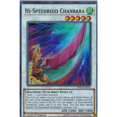 遊戯王 Shva En051 Hsrチャンバライダー Hi Speedroid Chanbara 英語版 1st Edition スーパーレア Shadows Over Valhalla Shvaentt51 トレカショップ Lead 通販 Yahoo ショッピング