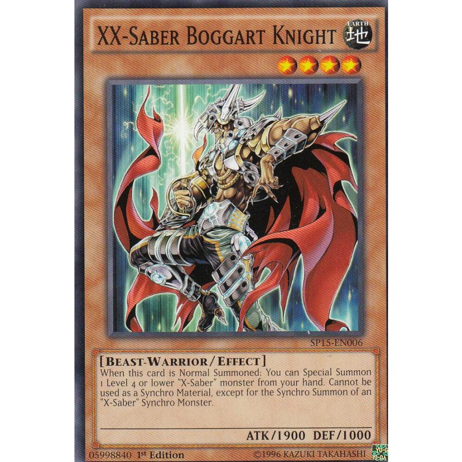 遊戯王 SP15-EN006 XX−セイバー ボガーナイト XX-Saber Boggart 