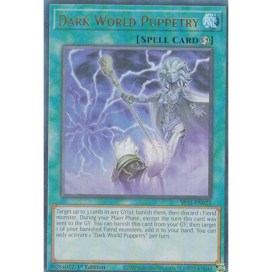 遊戯王 SR13-EN025 暗黒界の傀儡 Dark World Puppetry (英語版 1st