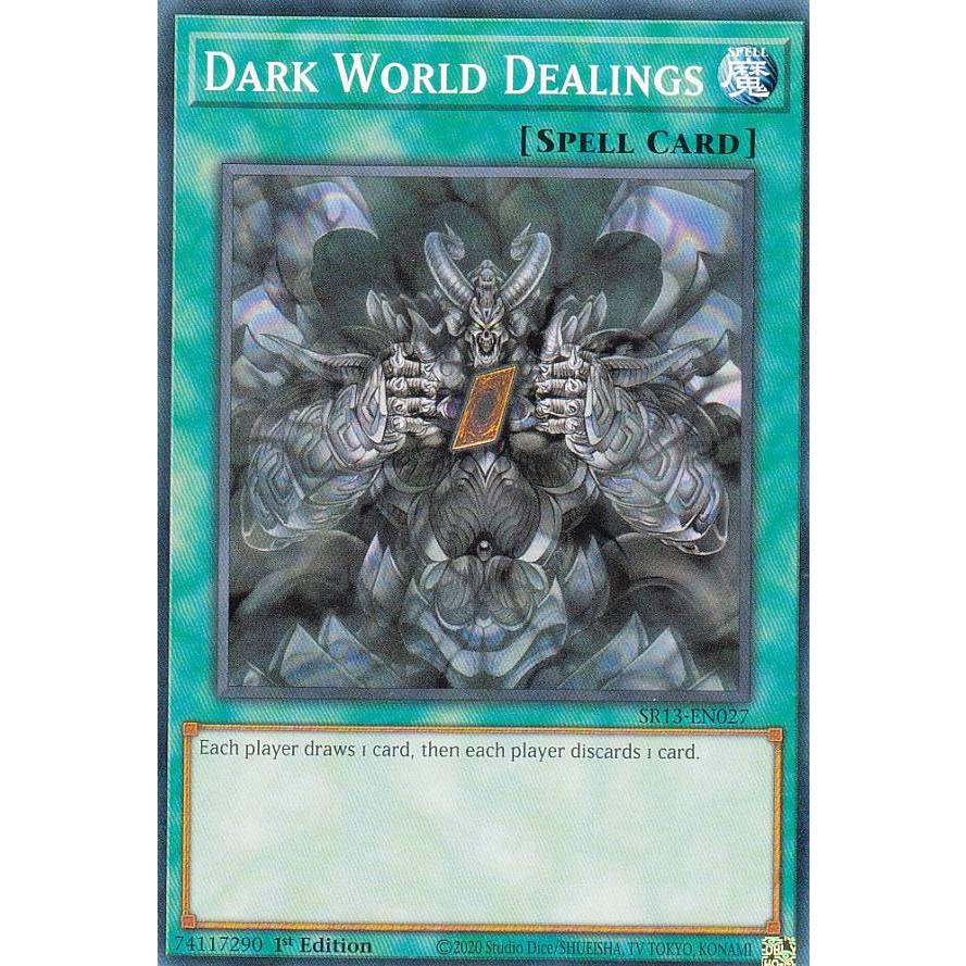 遊戯王 SR13-EN027 暗黒界の取引 Dark World Dealings (英語版 1st