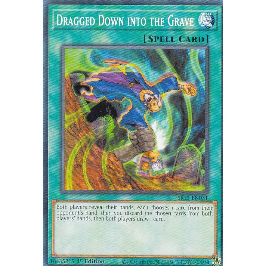 遊戯王 SR13-EN031 墓穴の道連れ Dragged Down into the Grave (英語版