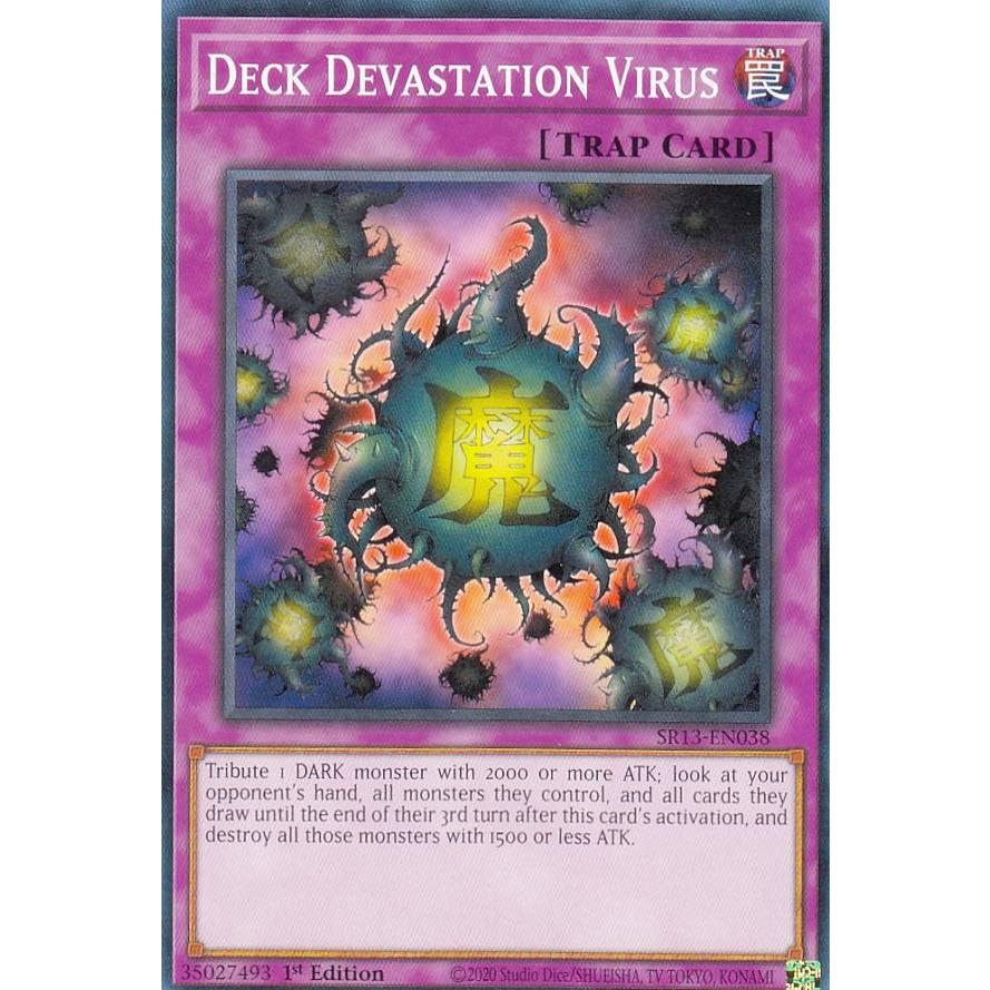 遊戯王 SR13-EN038 魔のデッキ破壊ウイルス Deck Devastation