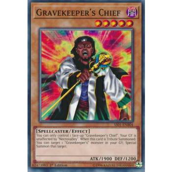遊戯王 SS01-ENB04 墓守の長 Gravekeeper's Chief (英語版 1st Edition