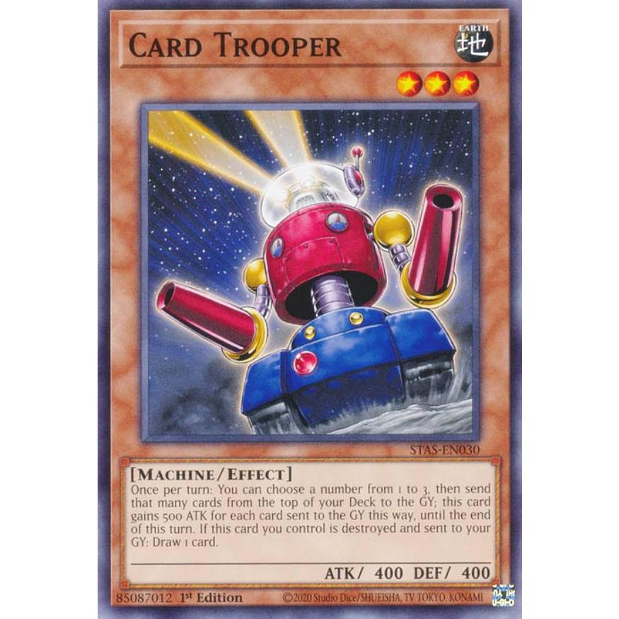 遊戯王 STAS-EN030 カードガンナー Card Trooper (英語版 1st Edition 