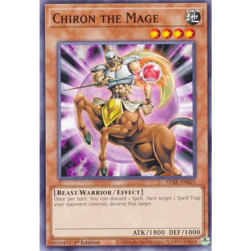 遊戯王 STAX-EN021 賢者ケイローン Chiron the Mage (英語版 1st