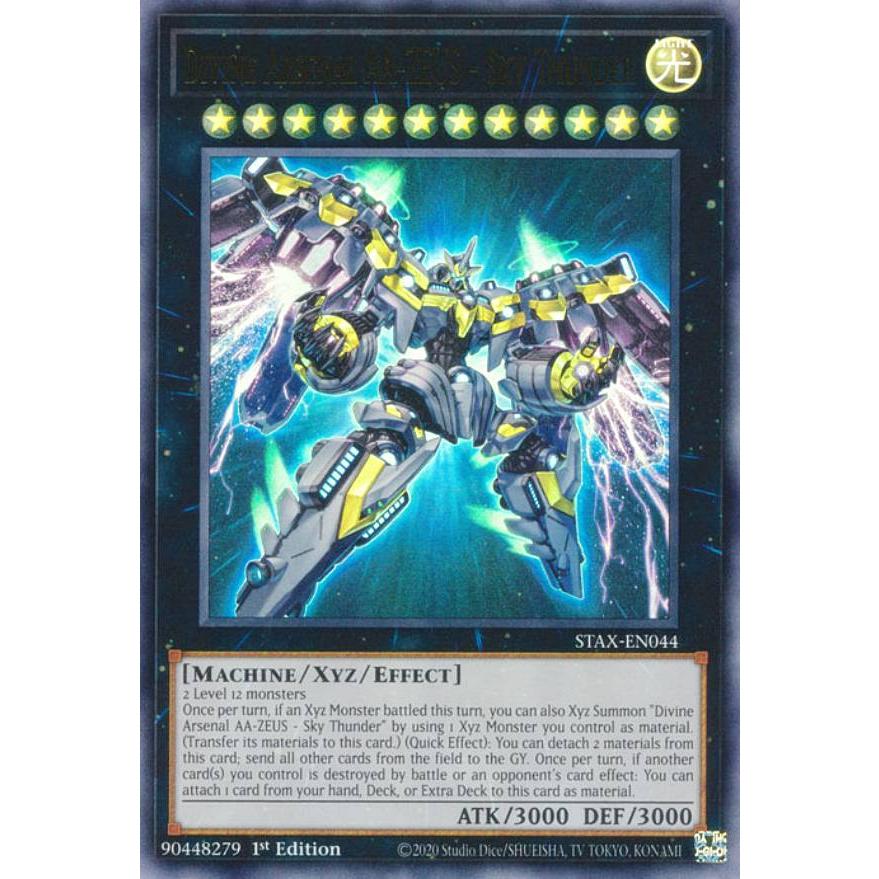 遊戯王 STAX-EN044 天霆號アーゼウス Divine Arsenal AA-ZEUS - Sky