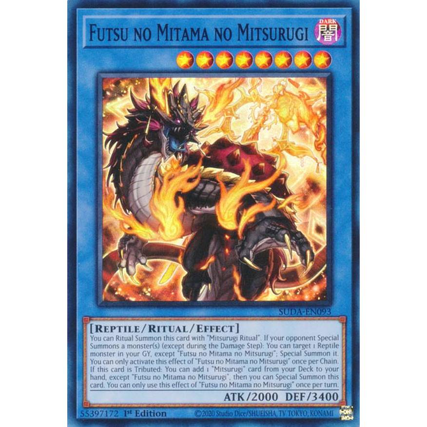 遊戯王 SUDA-EN093 Futsu no Mitama Mitsurugi (英語版 1st 遊戯王 SUDA-EN093 Futsu no Mitama Mitsurugi (英語版 1st