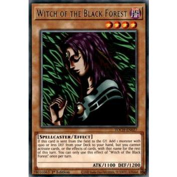遊戯王 TOCH-EN027 黒き森のウィッチ Witch of the Black Forest (英語