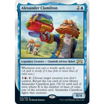 マジックザギャザリング MTG UND EN 016 Alexander Clamilton マジックザギャザリング MTG UND EN 016 Alexander Clamilton