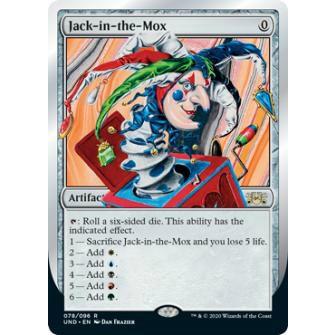 マジックザギャザリング MTG UND EN 078 Jack-in-the-Mox (英語